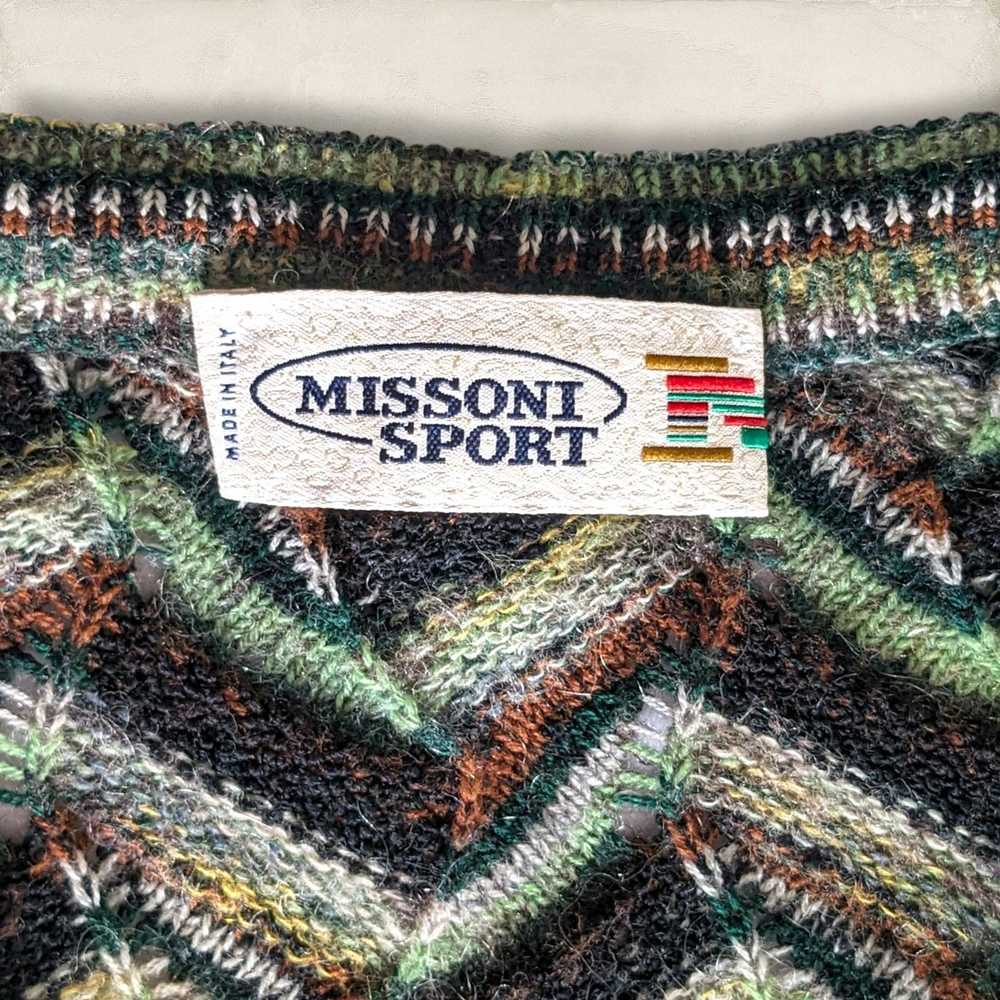 Missoni Stunning vintage missoni sport chevron mo… - image 3