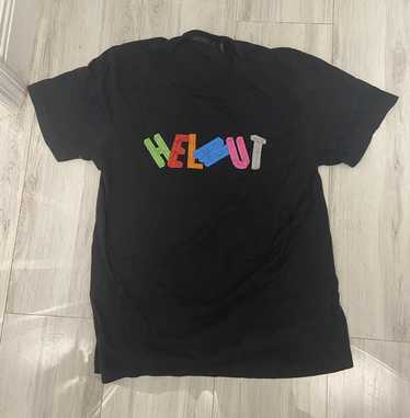 Helmut Lang Helmut lang 3D logo shirt