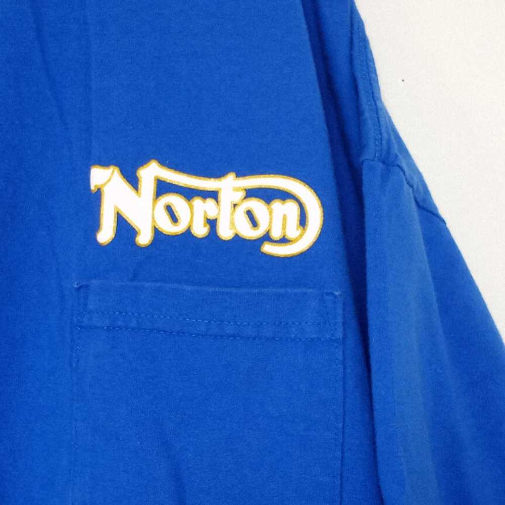 Vintage Norton Owners Club Nor Cal T shirt XL BSA… - image 2