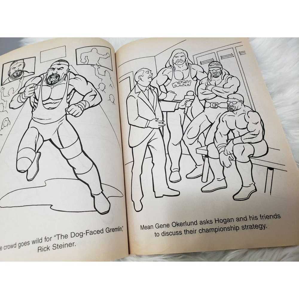 Vintage Wrestling Wcw Nwo Goldberg Coloring Book 1999 Gem 