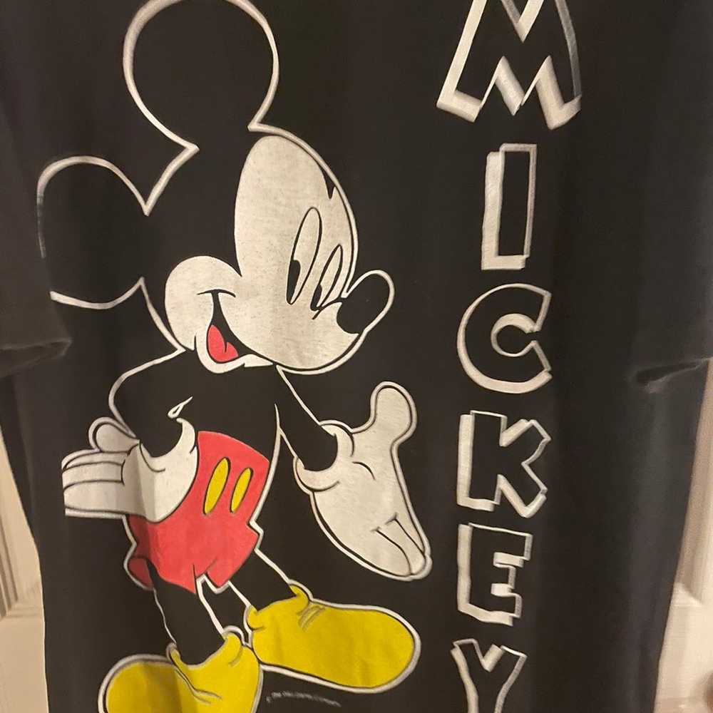 Vintage Late 80’s Disney Mickey Mouse Large Print… - image 7