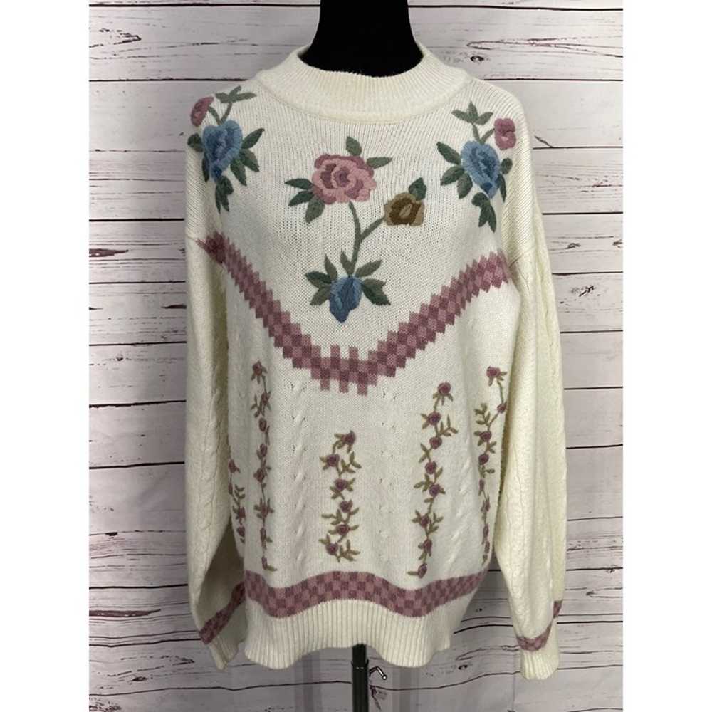 Vintage 1980"s Alfred Dunner Women's 3X Sweater I… - image 10