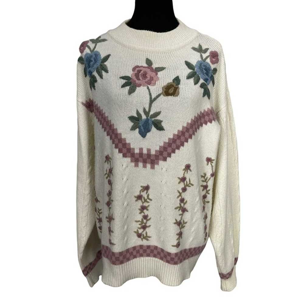 Vintage 1980"s Alfred Dunner Women's 3X Sweater I… - image 1