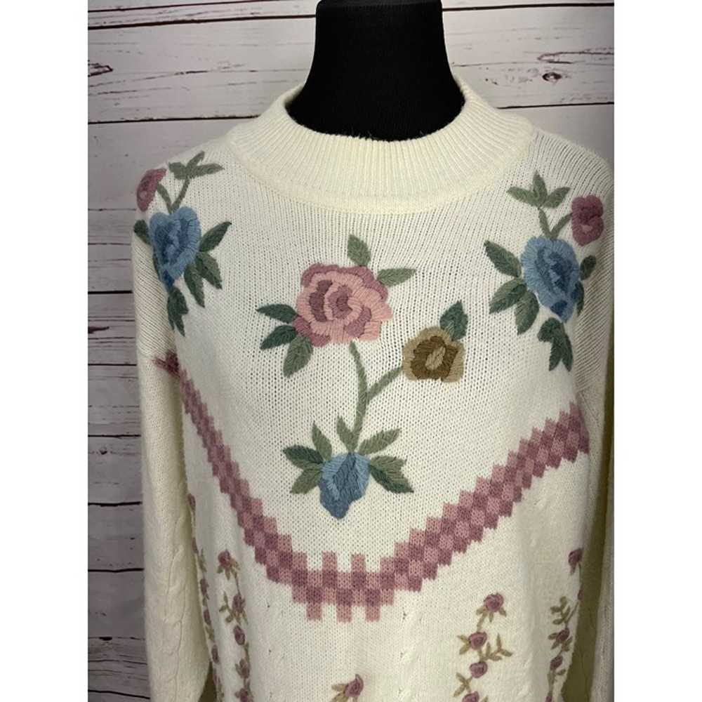 Vintage 1980"s Alfred Dunner Women's 3X Sweater I… - image 4