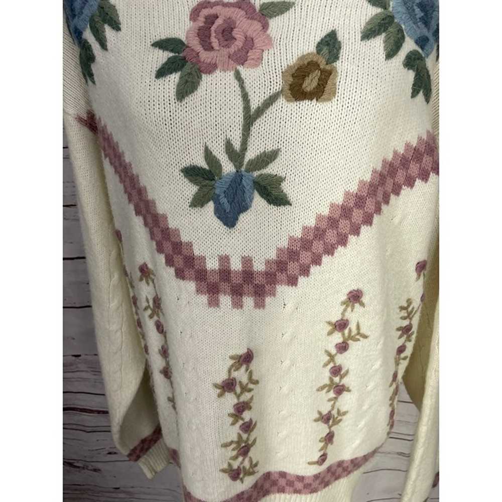 Vintage 1980"s Alfred Dunner Women's 3X Sweater I… - image 8