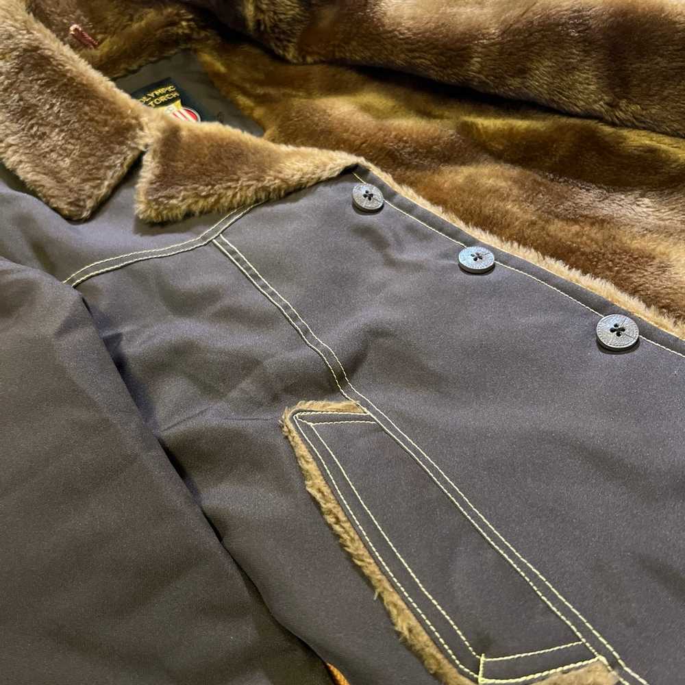 Super Sweet Vintage AF Faux Fur Lined Jacket - image 3
