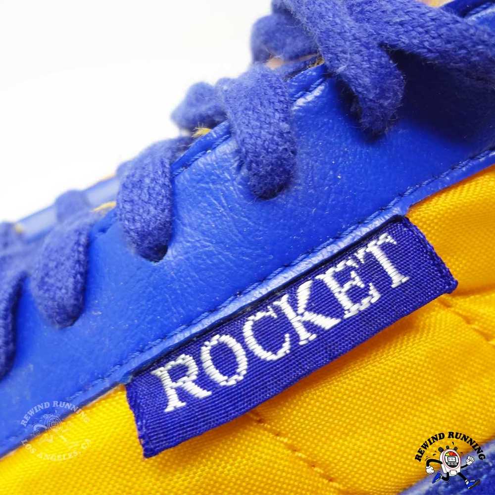 Puma Rocket Vintage 70s 80s Yellow & Blue Running… - image 10