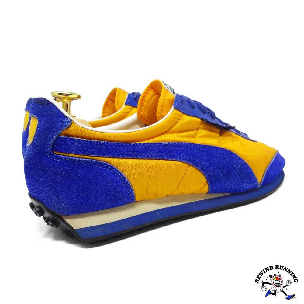 Puma Rocket Vintage 70s 80s Yellow & Blue Running… - image 7