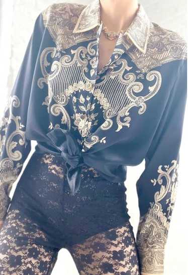 silk Escada baroque lace chemise - image 1