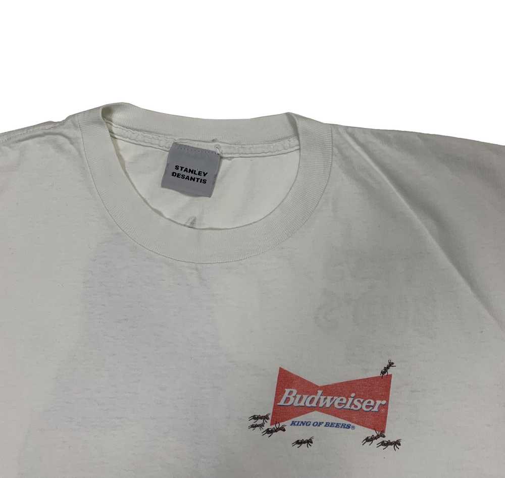 Vintage 90s Budweiser T Shirt Stanley Desantis 19… - image 3