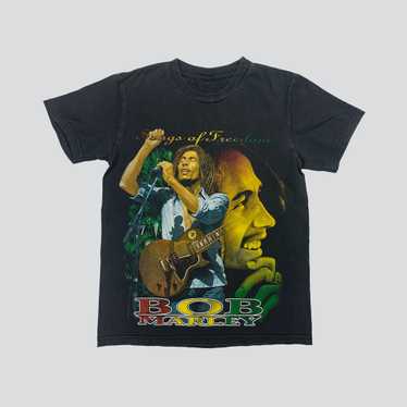 Vintage Bob Marley T Shirt Songs Of The Freedom M… - image 1