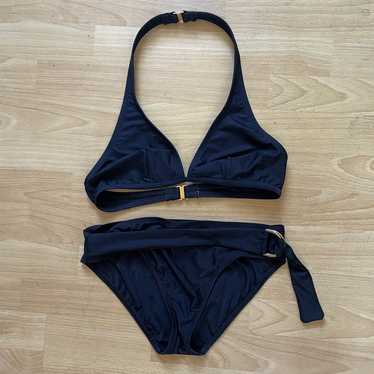 Random Vintage 90s Anne Klein Halter Top Bikini (… - image 1