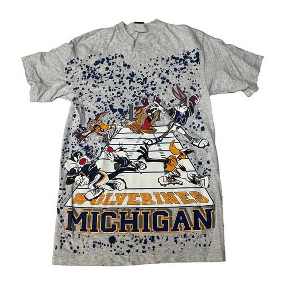 Vintage University of Michigan Football Looney Tu… - image 2