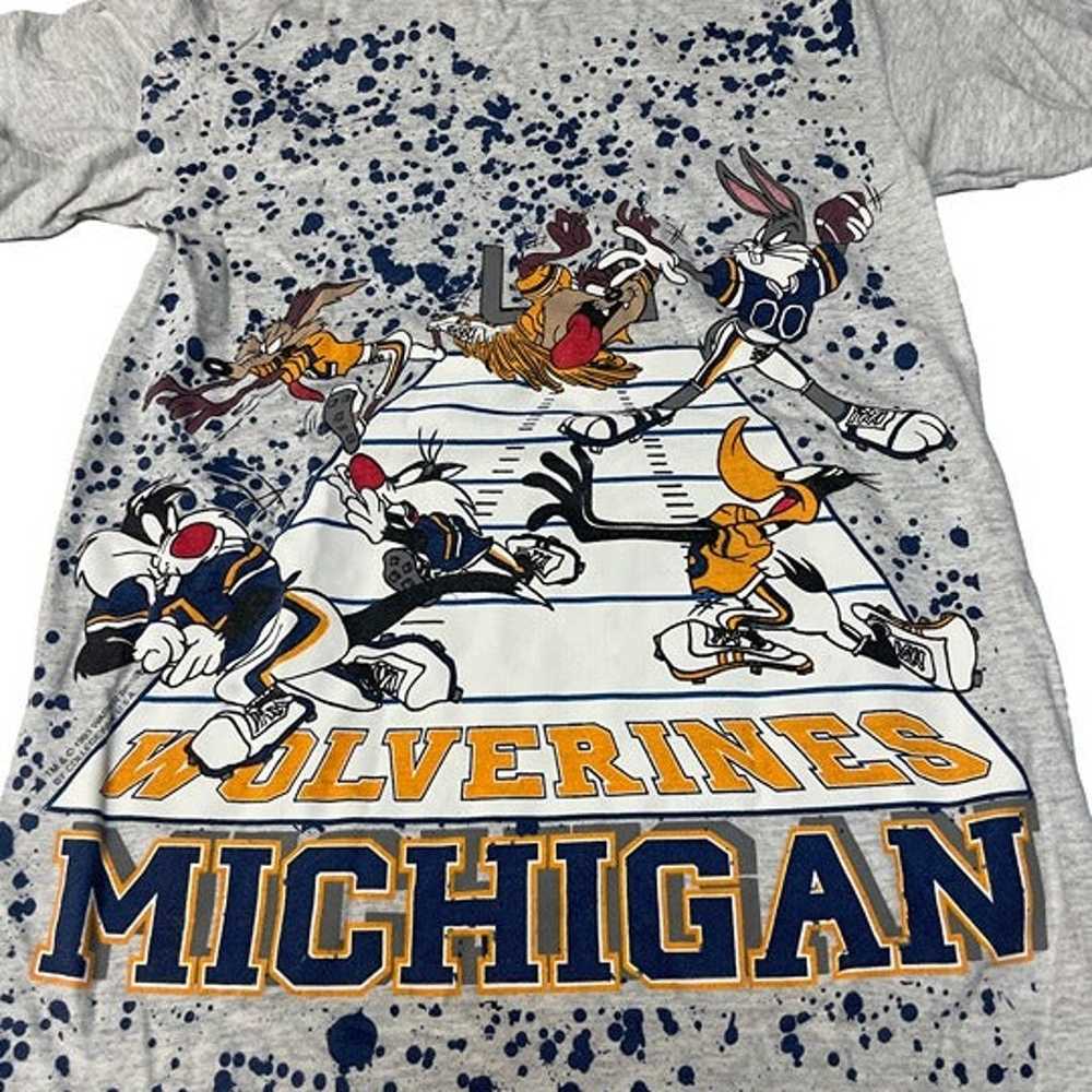 Vintage University of Michigan Football Looney Tu… - image 8