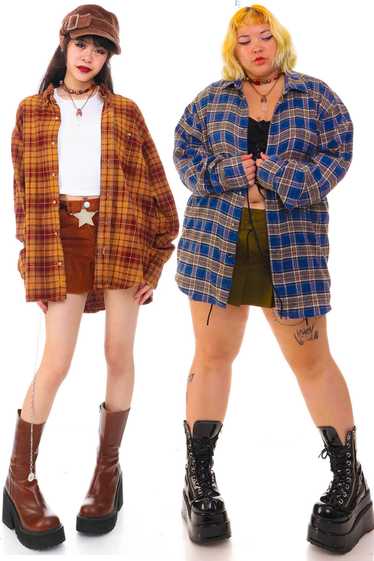 Classic Vintage Plaid Flannels