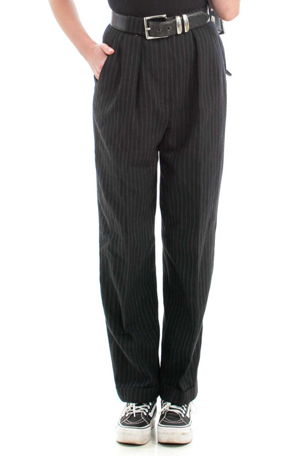 Classic Vintage Pinstripe Pants - image 2