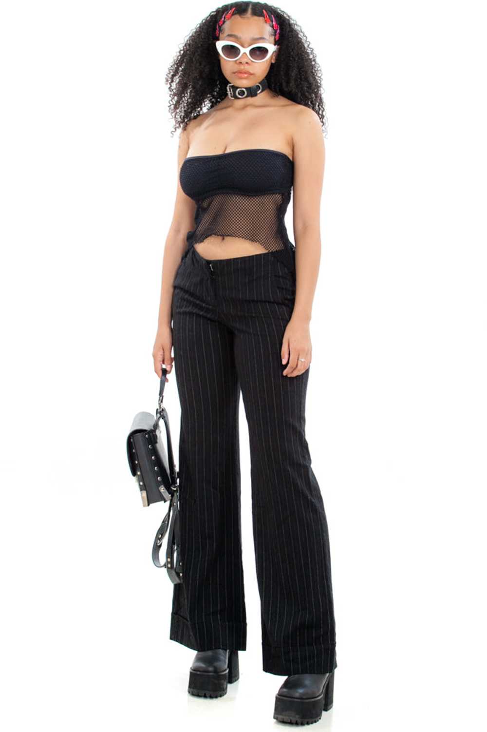 Classic Vintage Pinstripe Pants - image 3