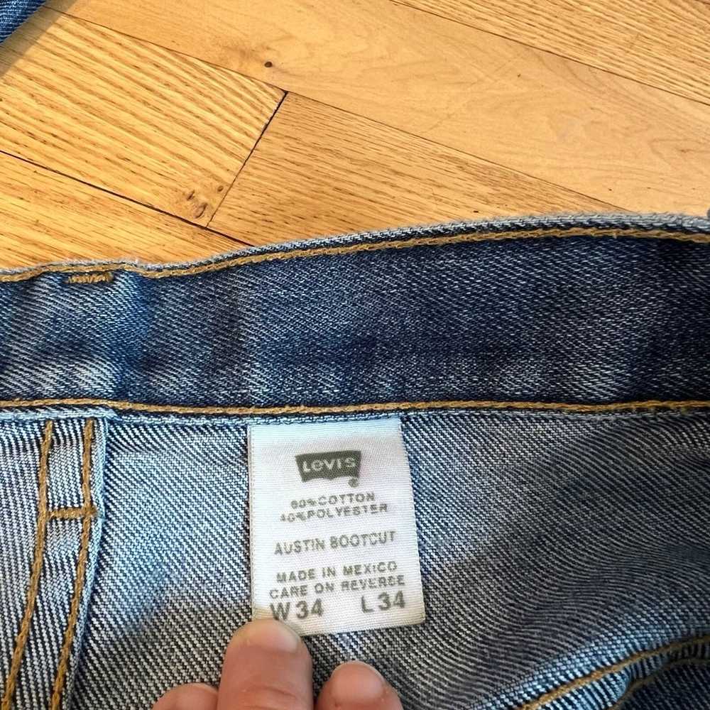 Vintage Mens Levi’s Austin Bootcut Jeans - image 7