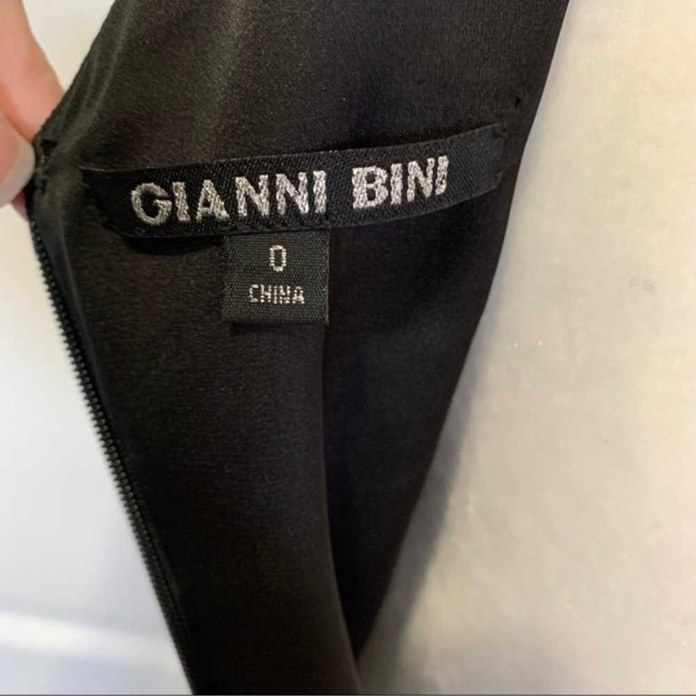 Gianni Bini Maddy Dress Black Embroidered Maxi - image 7