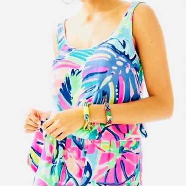 Lilly Pulitzer Rina Romper with sash NWOT - image 1