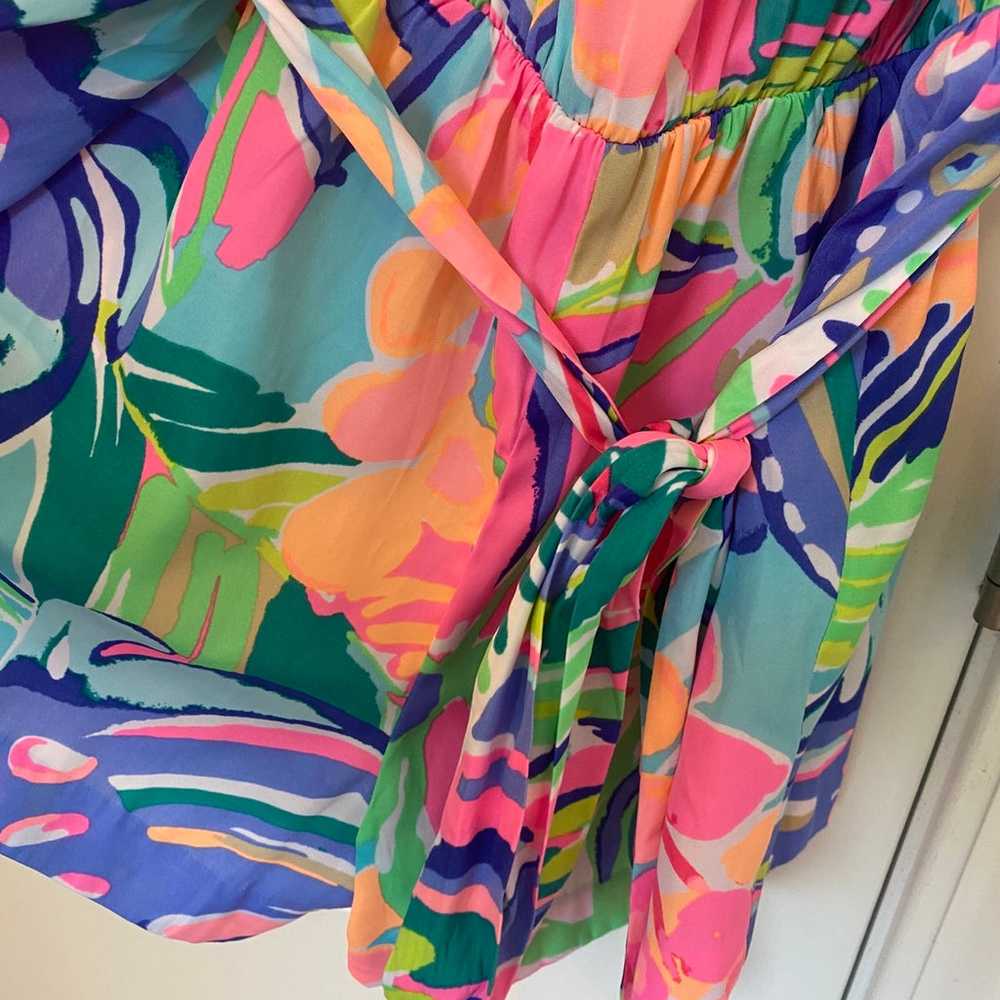 Lilly Pulitzer Rina Romper with sash NWOT - image 3