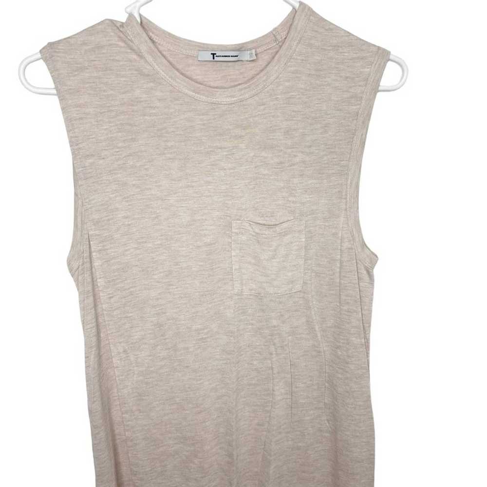 T by Alexander Wang oatmeal T-shirt dress size XS - image 4