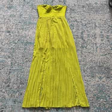 Neon Yellow long dress