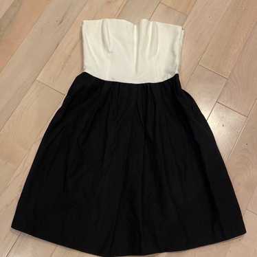 ZARA white black mini sleeveless Dress xs