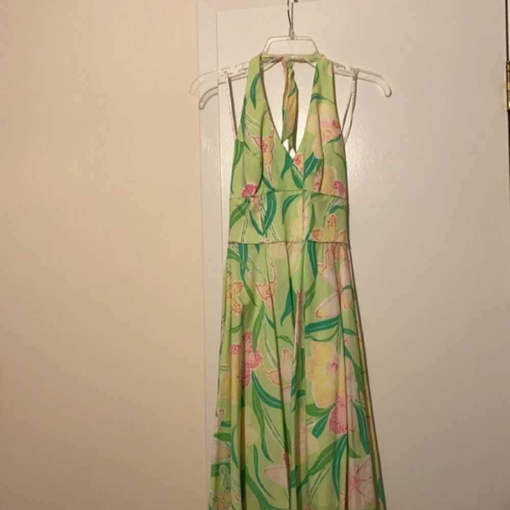 Lily Pulitzer Vintage Floral Midi Dress - image 1