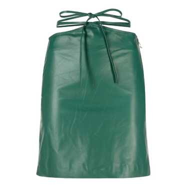Manokhi Leather mini skirt - image 1