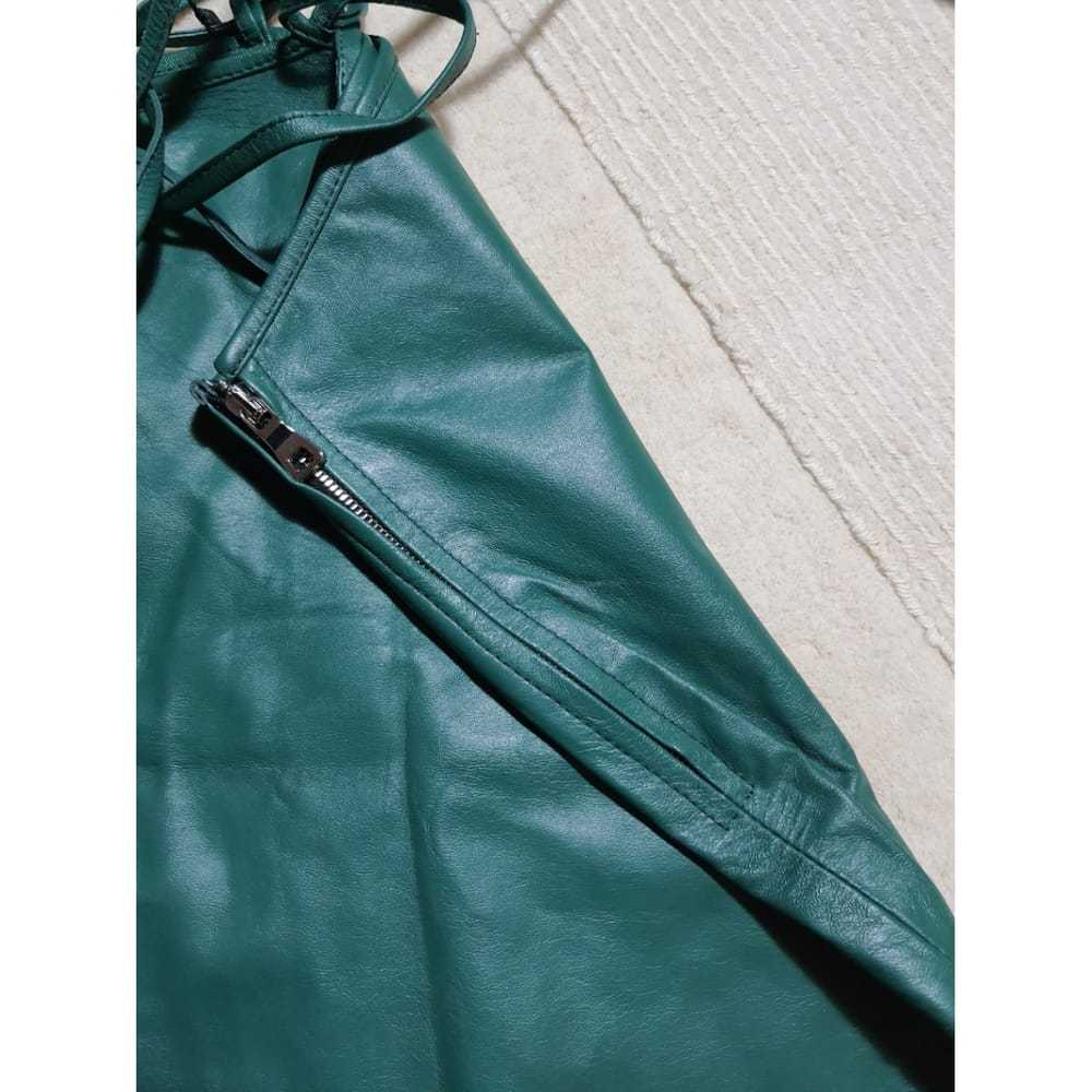 Manokhi Leather mini skirt - image 7