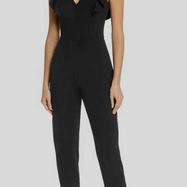 French Connection V-Neck Ruffled Front Jumpsuit - image 1