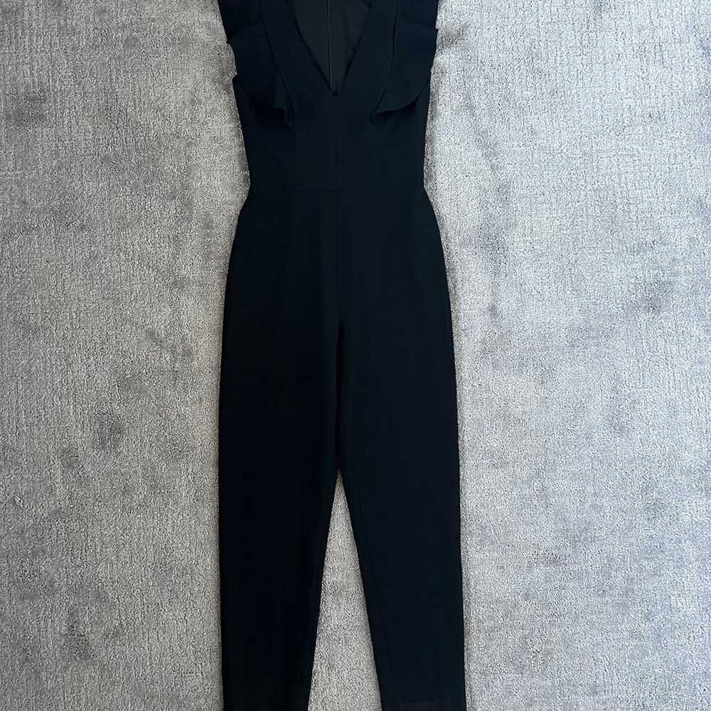 French Connection V-Neck Ruffled Front Jumpsuit - image 3