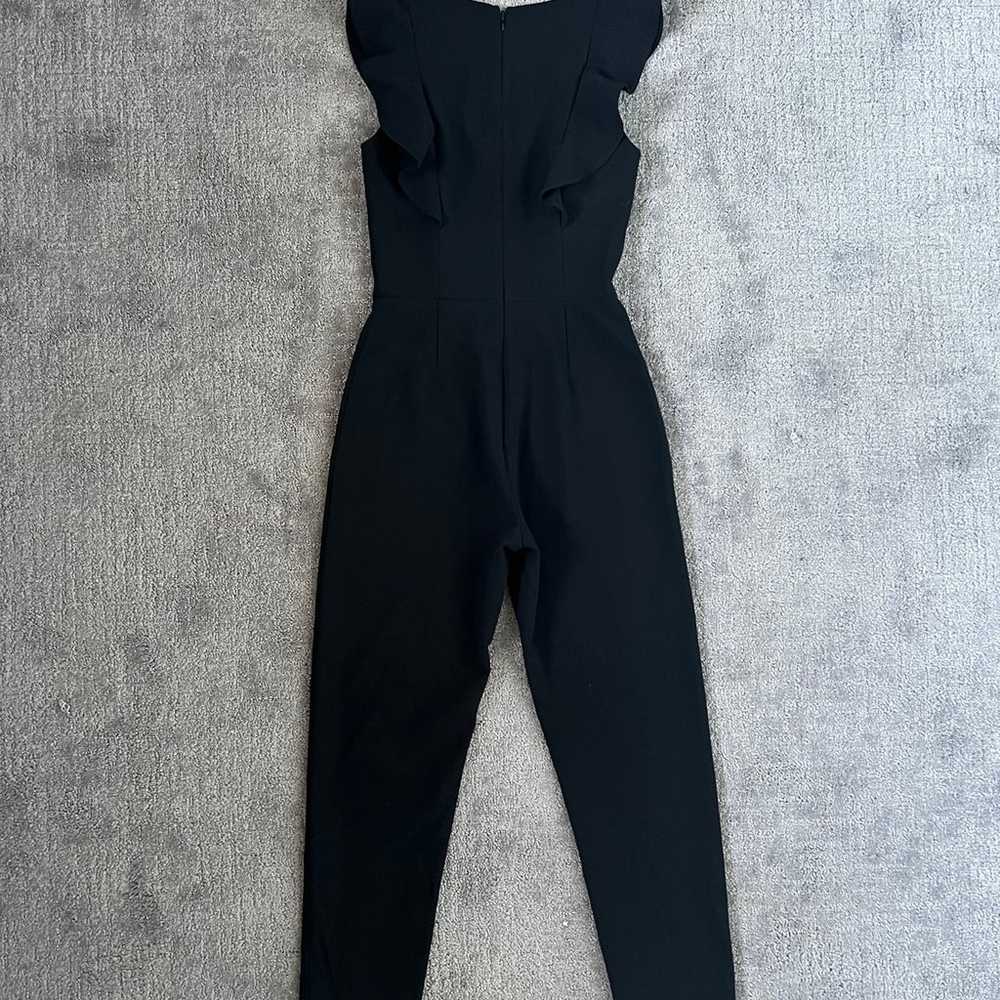 French Connection V-Neck Ruffled Front Jumpsuit - image 7