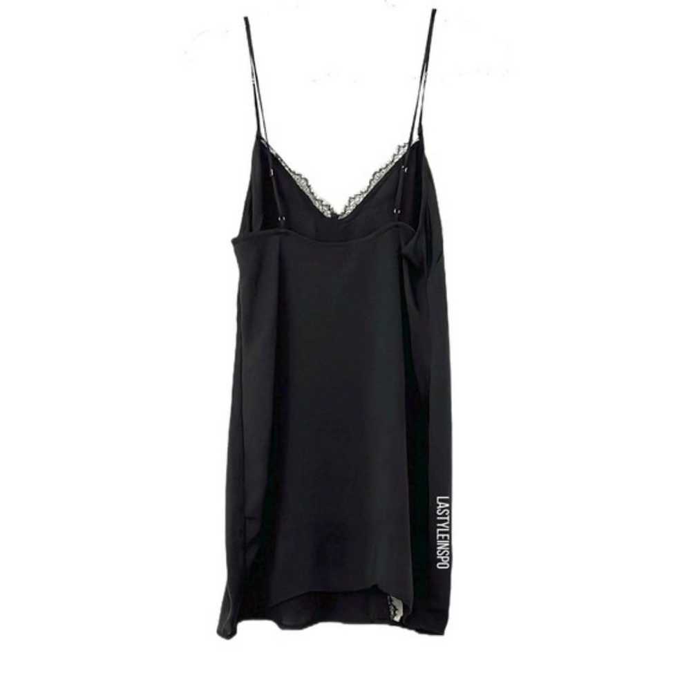 UO Out From Under Satin Laced Slip Black Size XS - image 2