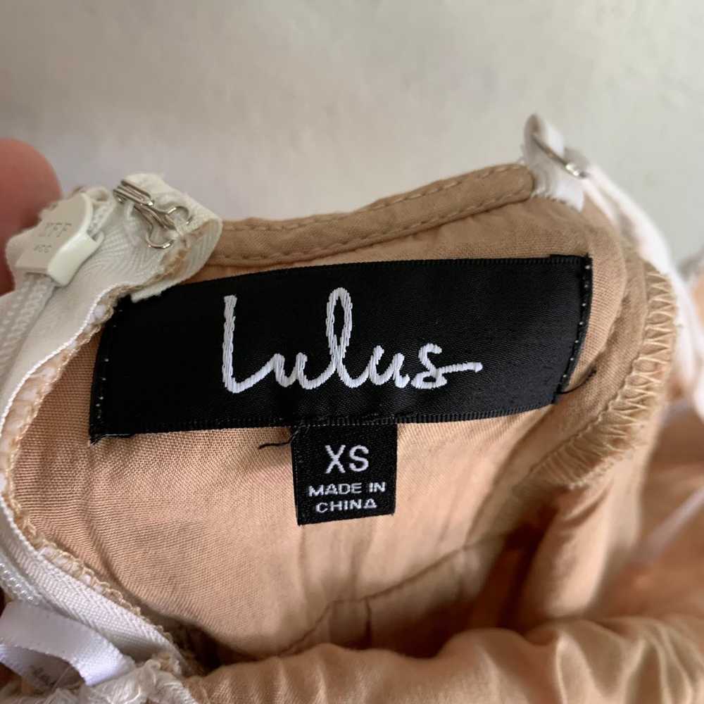 Lulu’s One Wish White Lace Midi Dress Sz XS - image 6