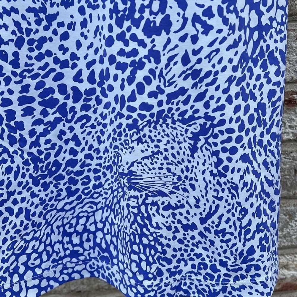 Persifor Cheetah Leopard animal print shirt dress - image 3