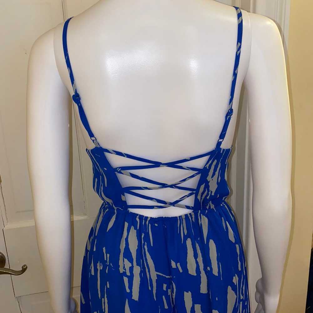 Aqua Bright Blue Dress - image 2