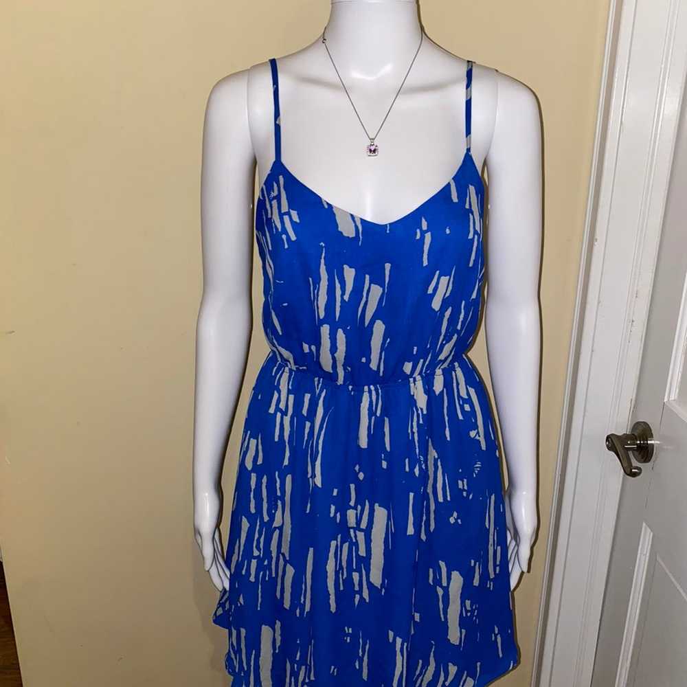 Aqua Bright Blue Dress - image 3