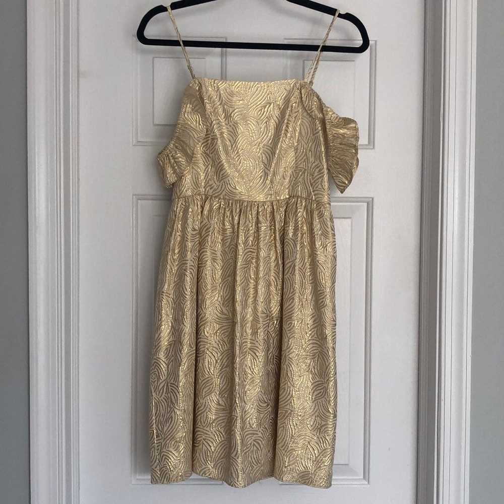 Lilly pulitzer gold dress - image 2