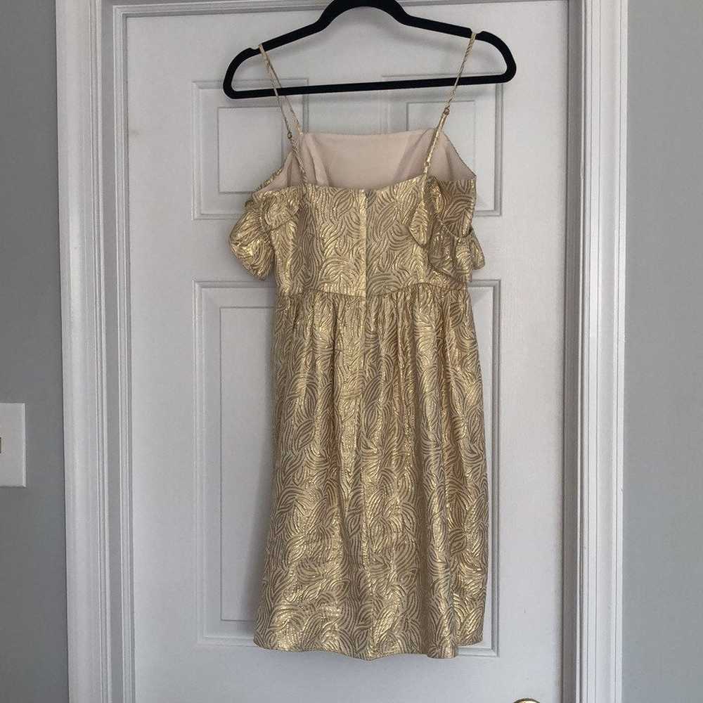 Lilly pulitzer gold dress - image 3