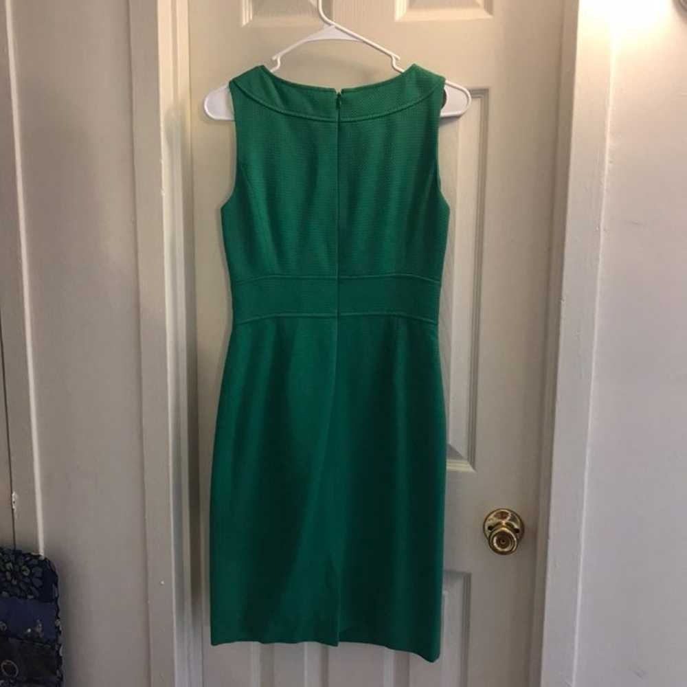 Emerald Green Tahari Sheath Dress - image 2