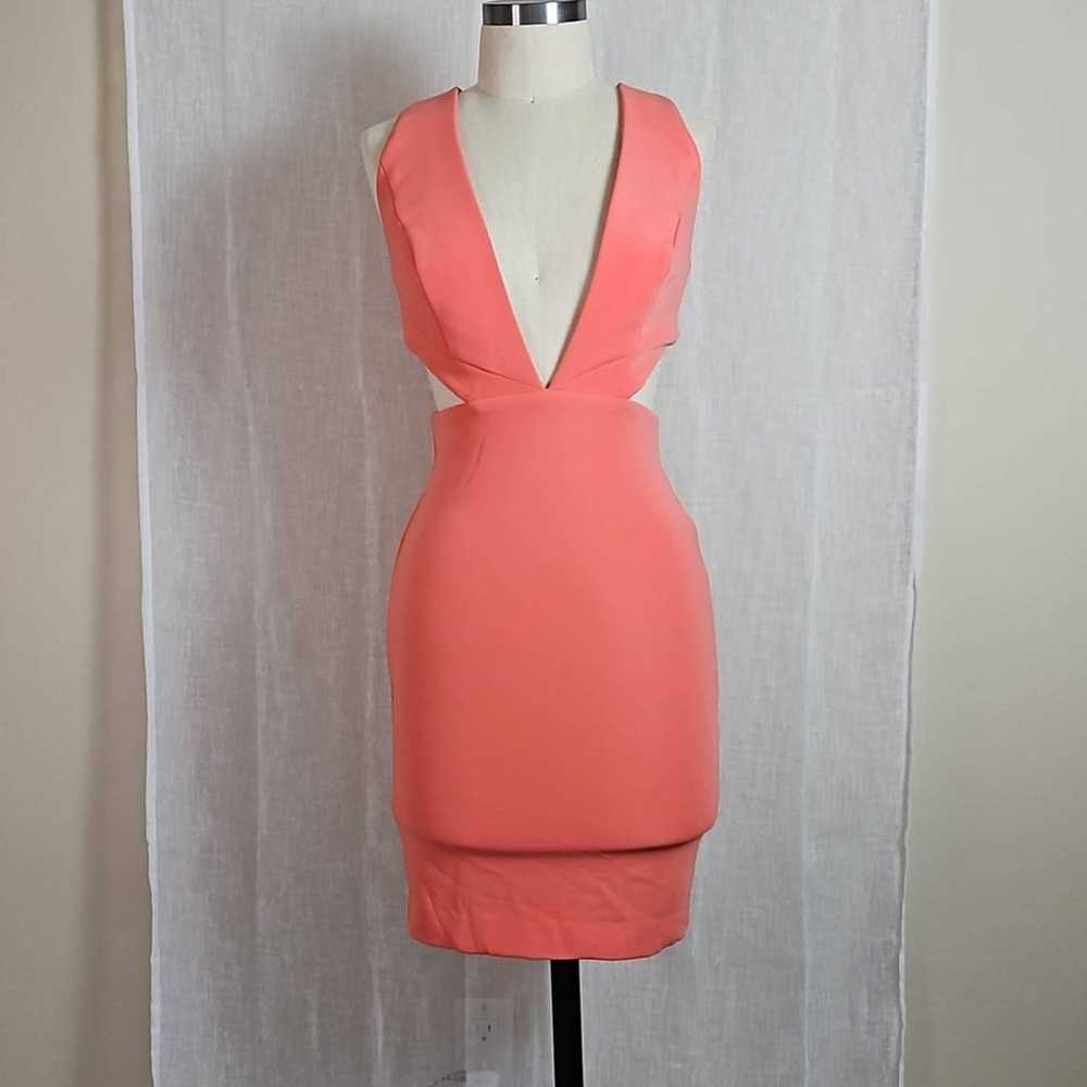 NWOT AQ/AQ Rhodium Mini Dress in Peach - image 5