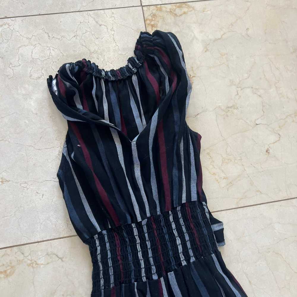 Bella Dahl Striped Pantsuit Sz XS Elastic Waistba… - image 5
