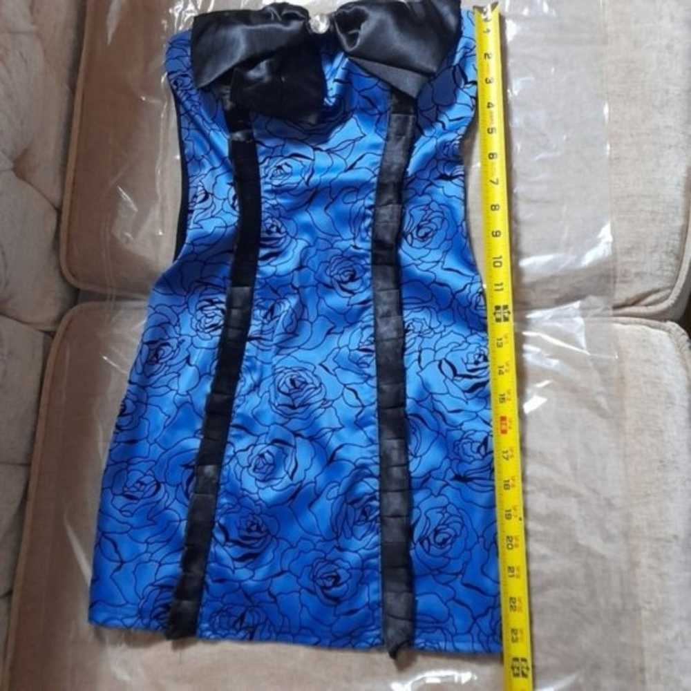 Mini Strapless Bow Dress Custom Made Size XS/S, N… - image 11