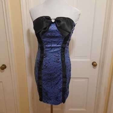 Mini Strapless Bow Dress Custom Made Size XS/S, N… - image 1