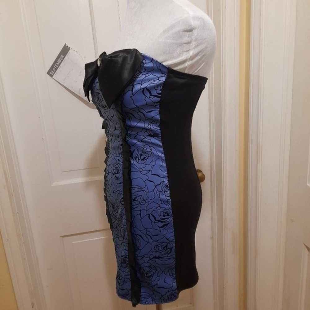 Mini Strapless Bow Dress Custom Made Size XS/S, N… - image 2