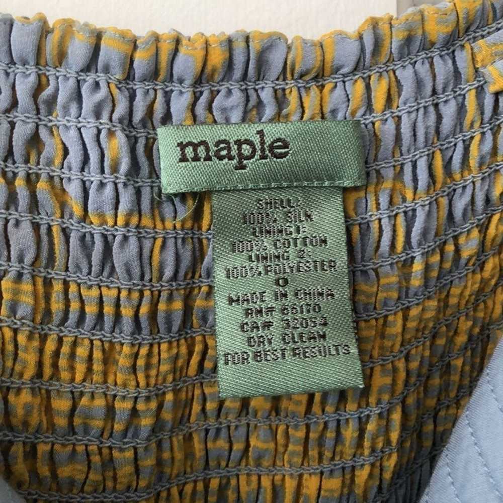 Maple long silk maxi dress, size 0 - image 5