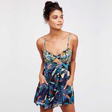 FP rows of flowers cut out romper