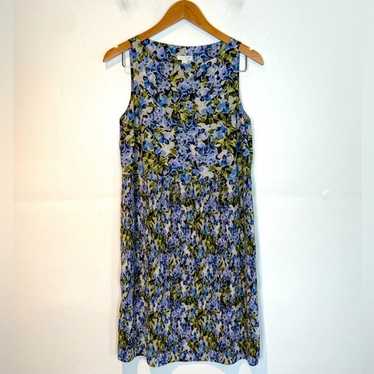 I. Jill Floral Pleated Midi Dress Size Small Slee… - image 1